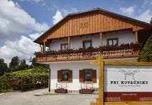 Skvělá slovinská domácí kuchyně Farma Pri Kovačniku