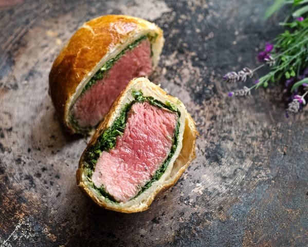 hovězí v těstové krustě